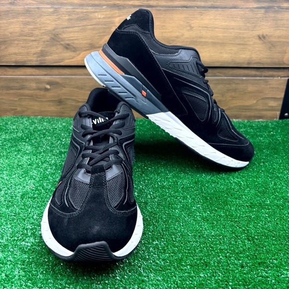 Fitville Rebound Core V1 Sneakers Men's 12.5W Black Leather Lace Up Low Top - Picture 15 of 16